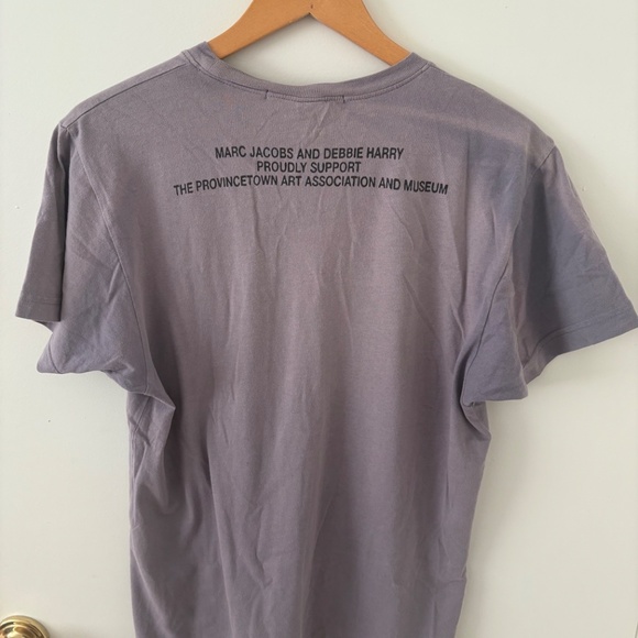 RARE Marc Jacob’s Blondie T Shirt (some faded areas on sleeves) Size M Lilac - Picture 6 of 7